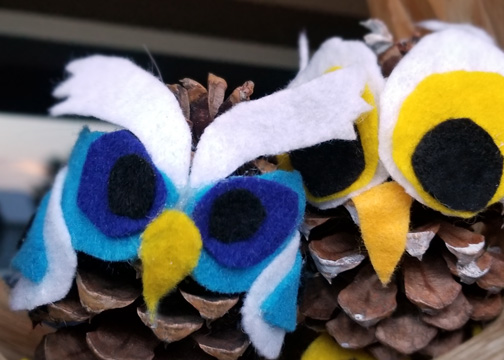 Pine Cone Owl