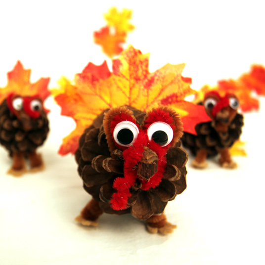 Pine Cone Turkeys